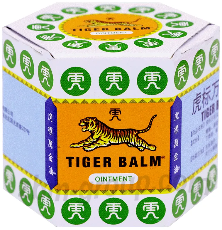 Упаковка и характеристики Бальзама от болей в суставах Белый тигр