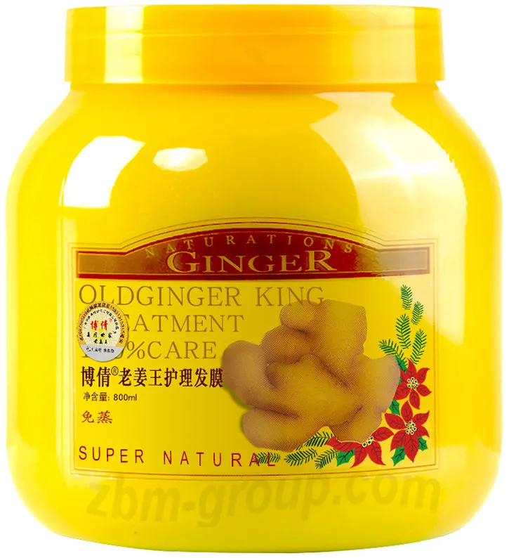 Упаковка и характеристики Питательную маску для поврежденных волос с имбирем Ginger King