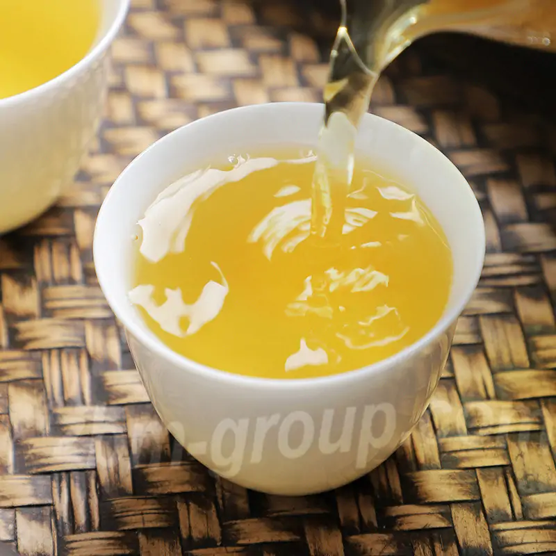 Китайский зеленый чай Те Гуань Инь в готовом виде