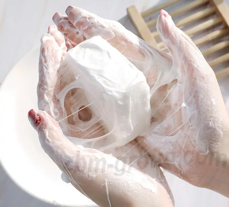 Упаковка и характеристики мыла для лица с гиалуроновой кислотой