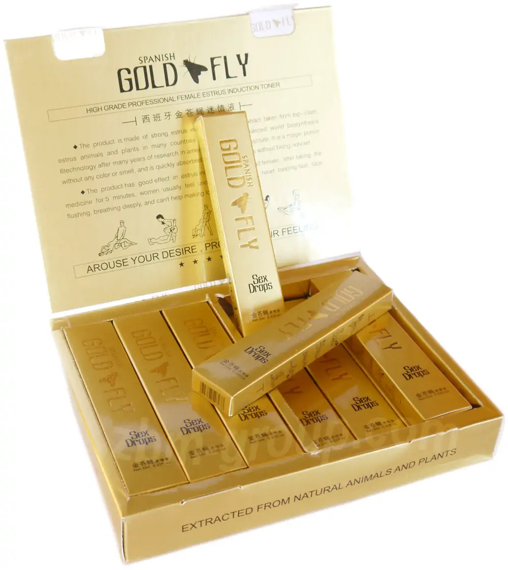 Упаковка и характеристики Женской виагры Spanish Gold Fly